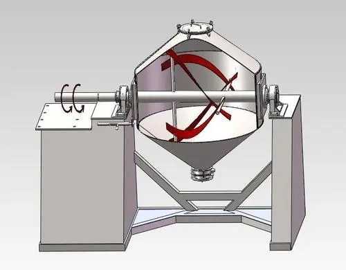 GMP Sanitary Pharmaceutical Industrial V-Kegel-Mischer, Pulvermischer